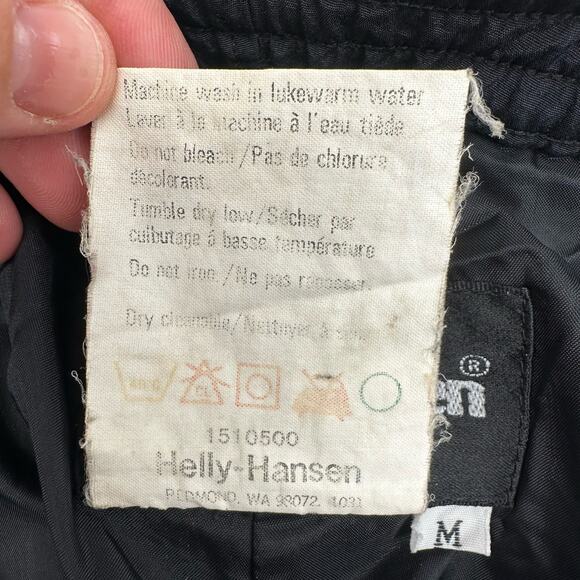 Helly Hansen Women's Black Lightweight 100% Nylon Shell Ski/Snow Pants Size M - Picture 12 of 13
